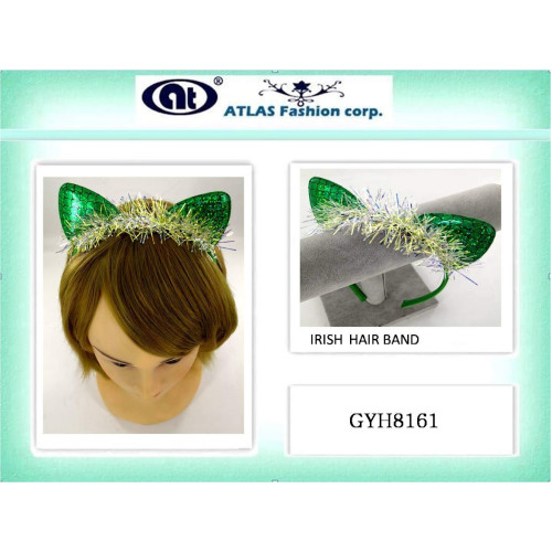 Green mermaid fabric ear headbands