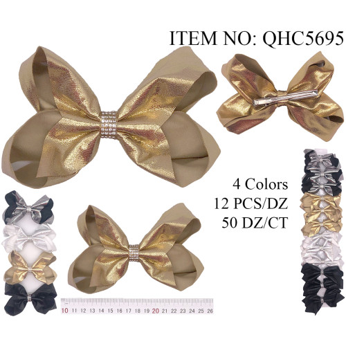 Lame Black, Sliver, Gold and White assortment of Bows