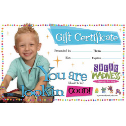 Gift Certificates - Boys General