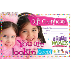 Gift Certificates - Girls General