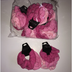 Pink and Red Cotton Scrunchies