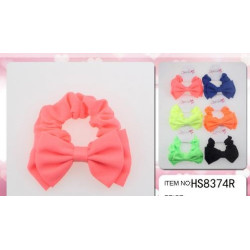 Neon Scrunchies with Bow Detail