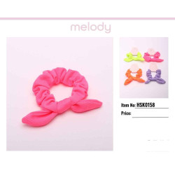 Neon Scrunchies with Knot Ties