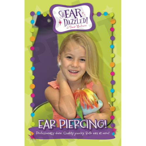 Poster - Shear Dazzle Ear Piercing