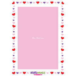 Heart Frame Photo Mount Card - Valentine's
