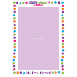 Baby's First Haircut Certificate - Small