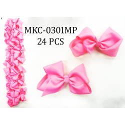 Assortment of Pink Small to Medium Sized Grosgrain Bows - Need Cards (included)
