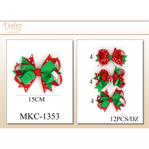 Larger sized Christmas bows - Need to be carded (included)