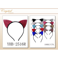 Assorted Color Bling Cat Ear Headbands