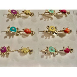 Crab, Turtle Ring Assortment of 24 in a Display Box