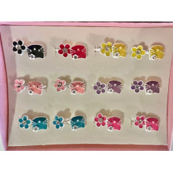 Hello Kitty & Flower Ring Assortment of 24 in a Display Box