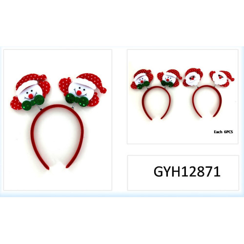 Fun Snowman and Santa Headbands