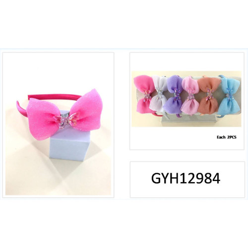 Iridescent Headbands with Acrylic Butterfly Center