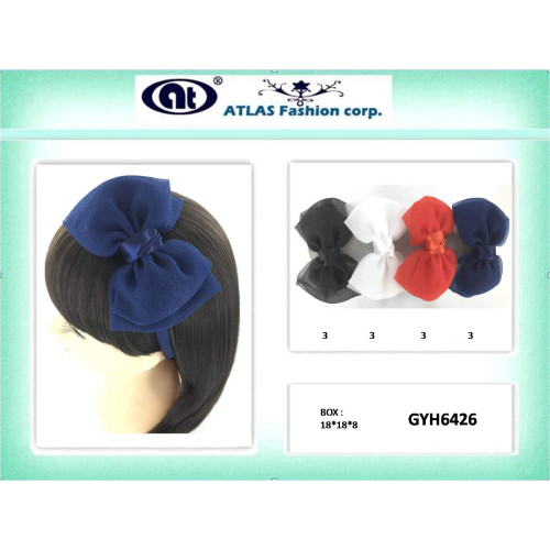 Red, White, Black, and Navy Headbands with Tulle Bows
