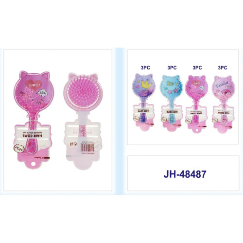 Kids Hairbrush Variety with Floating Sparkles