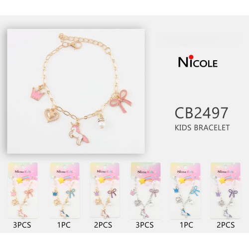 Unicorn Charm Bracelet for Kids