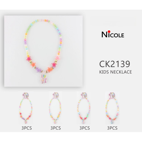 Iridescent Star Dangle Necklace