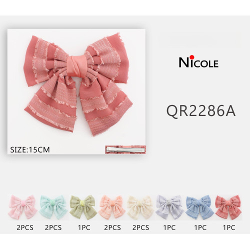 Pastel Assortment of Satin Center Bows