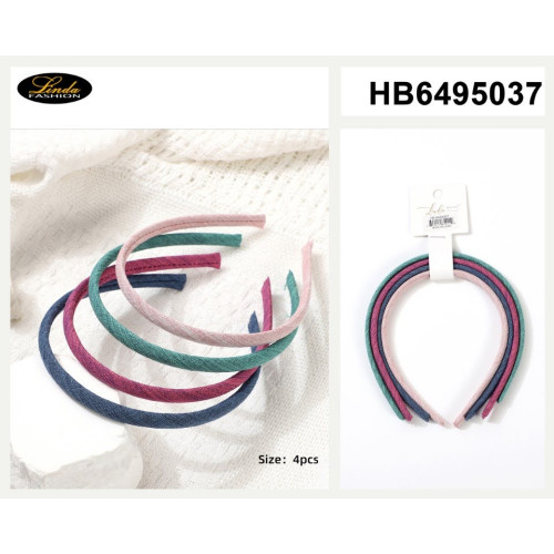 Set of 4 Fabric Headbands