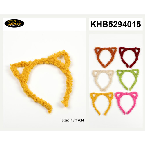 Boucle Wrapped Cat Ear Headbands