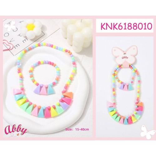 Pastel Moana Style Necklace and Bracelet Set