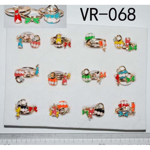 Variety of Girly Rings - 36 in a Box