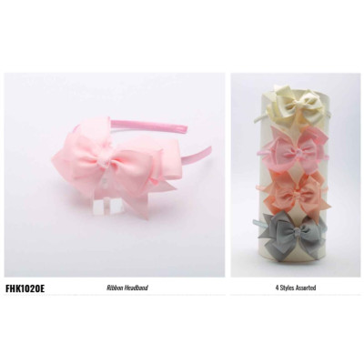 Headbands with Solid Grosgrain Bows