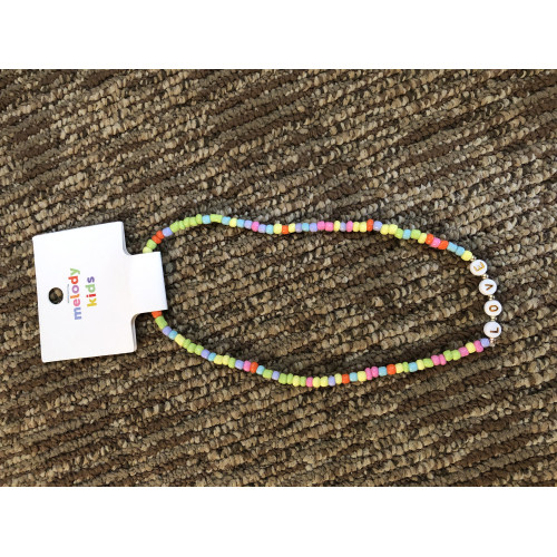 Neon Beaded Necklace