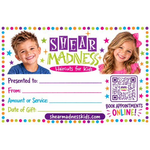 Gift Certificate - General Boy or Girl