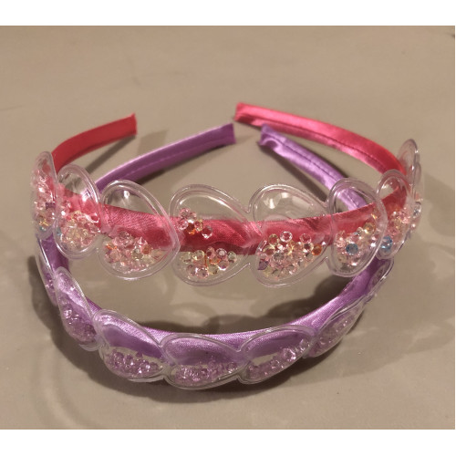 90s Bead Heart Headband