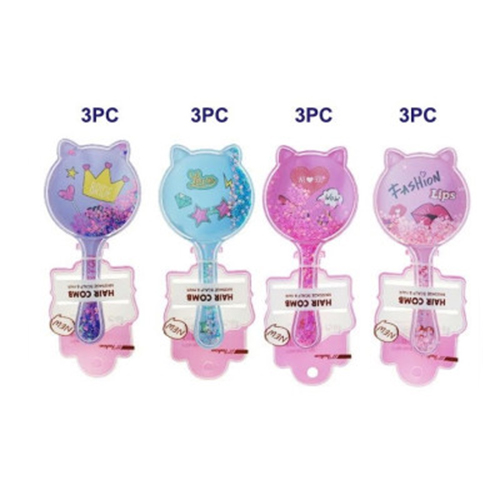 Kids Hairbrush Variety with Floating Sparkles